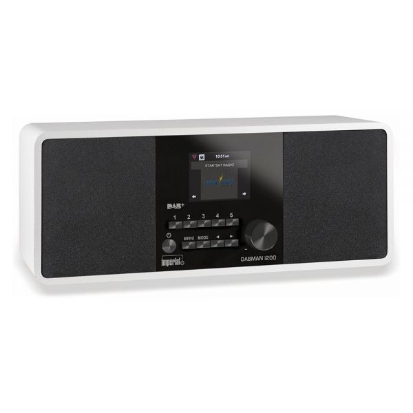 Imperial DABMAN i200 weiß Internet DAB+ Radio Stereo Internetradio DAB/UKW WLAN LAN Spotify