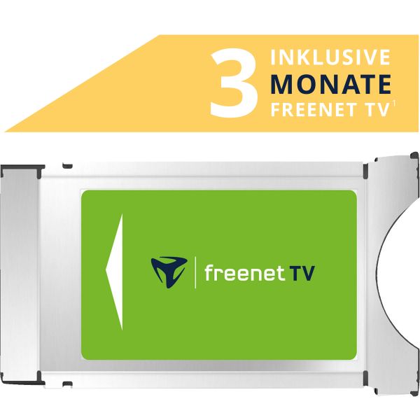 FREENET TV CI+ Modul 3 Monate DVB-T2 HD Empfang HDTV Satelliten CI Plus