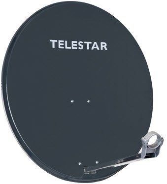 Telestar DIGIRAPID 80A dunkelgrau 80 cm Aluminium Alu Sat Satelliten Spiegel Antenne