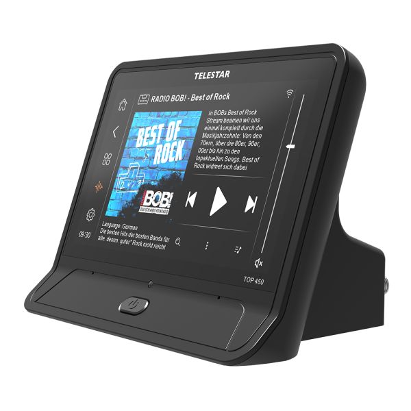 TELESTAR TOP 450 Portables DAB+ UKW Radio INTERNET HiFi-Adapter mit 5,5" Touch-Display