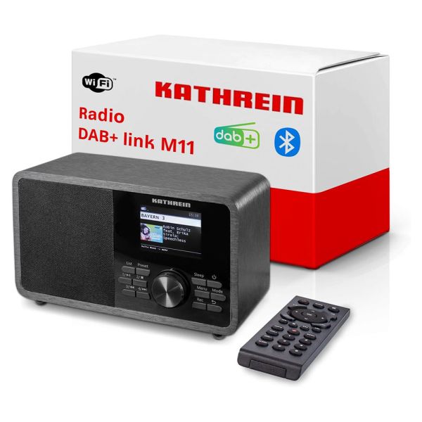 Kathrein DAB+ link M11 schwarz mono Internet Radio Internetradio DAB/UKW WLAN LAN Spotify