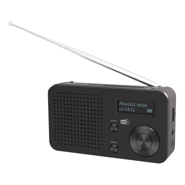 TELESTAR TOP 100 Portables DAB+ UKW Radio Digitalradio Empfangsteil mit Akku