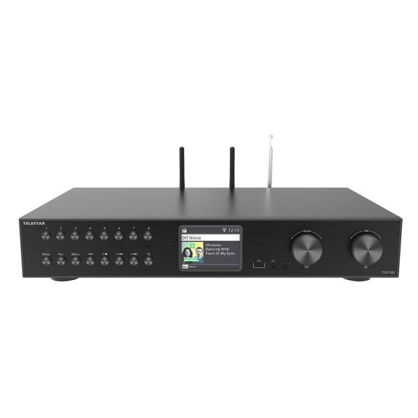 TELESTAR TOP 500 HiFi-Tuner mit DAB+/UKW & INTERNET Radio in HiFi-Rack-Breite 43 cm